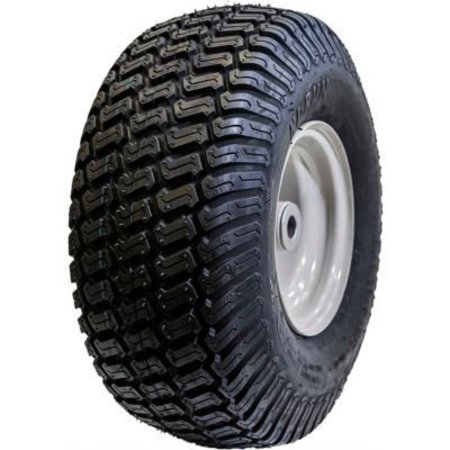 SUTONG TIRE RESOURCES Hi-Run Lawn/Garden Tire Assembly 18X6.50-8 4PR SU05 8X5.375 Grayish White Wheel 3/4"ID Bushings ASB1170